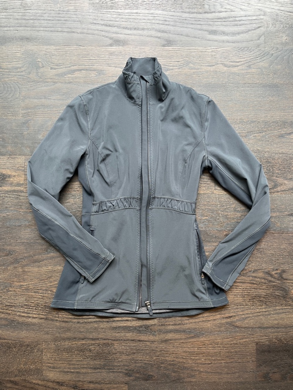 lululemon athletica Charcoal Gray Zip-Front Utility Jacket
